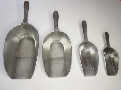 Produktbild von Abwiegeschaufeln aus Aluminium, Größe: 310 mm