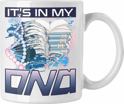 Produktbild von Trendation - Lesen Bücher Tasse Geschenk für Leseratte Bücherwurm Geschenkidee Spruch (Weiß)