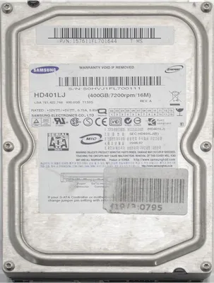 Produktbild von Samsung HD401LJ, 400 GB Festplatte, 3,5 Zoll, SATA, interne Festplatte für Desktop-Computer