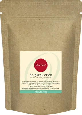 Produktbild von Basischer Bergkräutertee - Basischer Kräutertee ohne Aromastoffe ohne Zusätzte mit erfrischend aromatischen Geschmack von Querfee