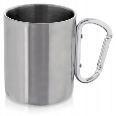 Produktbild von Orion Reisebecher 350ml Edelstahl Doppelwandig Karabiner
