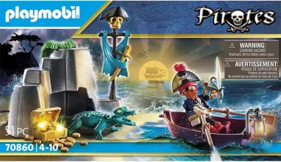 Produktbild von PLAYMOBIL® Pirátská skrýš 70860