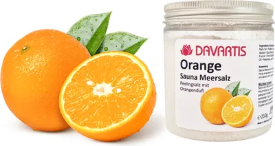 Produktbild von Davartis - Sauna Meersalz Peelingsalz Orange 250g