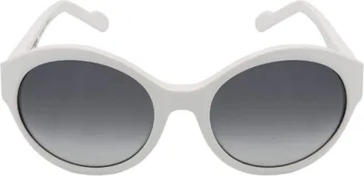 Produktbild von Courreges Sonnenbrille CL1407 0000, Gestell weiß, Gläser Grau mit Farbverlauf, UV-400, 56mm