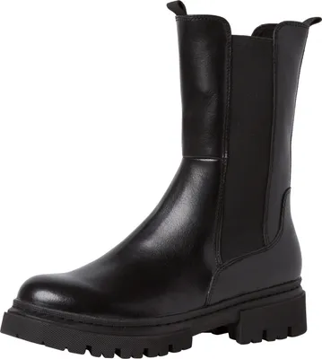 Produktbild von MARCO TOZZI Damen Stiefeletten Chelsea Boots Halbschaftstiefel 2-25411-27, Größe:39 EU, Farbe:Schwarz