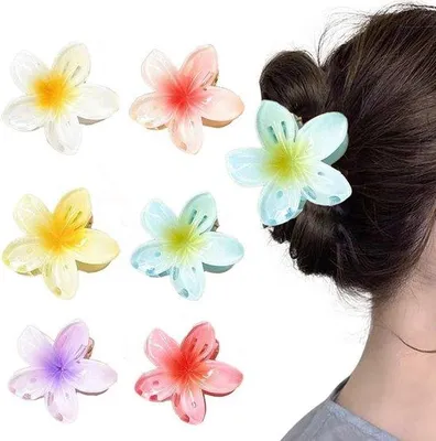 Image de Barrettes en plastique 4 cm Été