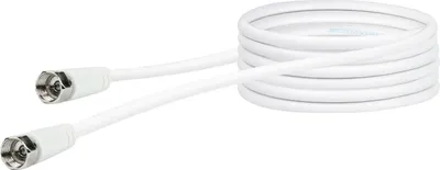Produktbild von SCHWAIGER SAT-Empfängerkabel 75 dB 5,0m Weiß