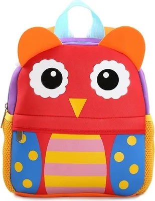 Produktbild von ASKSA Kinderrucksack Rucksack Kindergarten Mini Kinder Schulrucksack Tiere Kindergartentasche fuer Jungen Maedchen,Eule