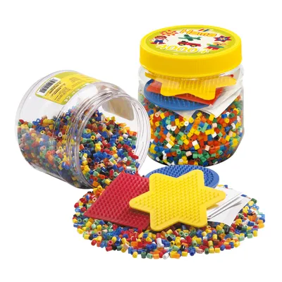 Obrázok produktu pre HAMA - Bügelperlen Midi - Dose gelb - 3 Stiftplatten, 4000 Stück