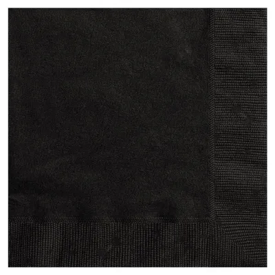 Produktbild von Servietten Uni 25x25cm/20St. Schwarz