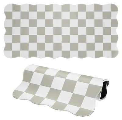 Bureaumat 90 x 29 cm, rutschfest, wasserdicht, braun