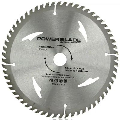 Produktbild von Sägeblatt 180mm 60T 20mm 14230