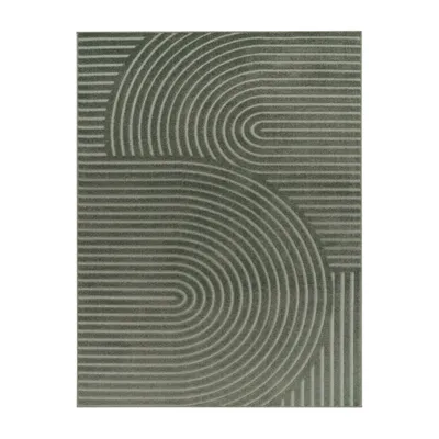 Produktbild von Paco Home Outdoor Teppich Wetterfest Balkon Wohnzimmer Skandi Boho Einfarbig Regenbogen 160x230 cm
