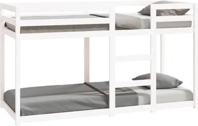 Obrázok produktu pre vidaXL Poschodová posteľ biela 75x190 cm Borovicový masív