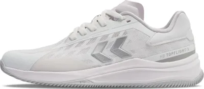 Produktbild von Hummel HB TopFlight Pro Indoor Hallenschuhe Sportschuhe Handballschuhe weiss/silber 230728-9001, Schuhgröße:42.5 EU