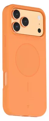 Zdjęcie produktu dla Force Case, silikonowe etui antywstrząsowe MagSafe do iPhone'a 17 Pro Max, 2 m, pomarańczowe