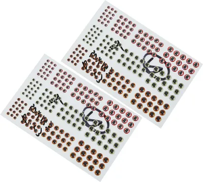 Zdjęcie produktu dla Oczy przynęty wędkarskiej, sztuczne oczy ryb, symulacyjne oczy ryb, oczy przynęty wędkarskiej DIY, sprzęt wędkarski