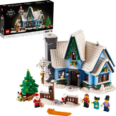 Produktbild von LEGO ICONS Besuch des Weihnachtsmanns, Bausatz, 18 Jahr(e), Kunststoff, 0 Stück(e), 1,64 kg