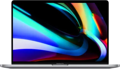 Produktbild von Apple Notebook, Spacegrau, Aluminium, Breite: 35,79 cm, Tiefe: 24,59 cm, Höhe: 1,62 cm, mit Touch Bar und Touch ID, Force Touch Trackpad, beleuchteter Tastatur, T2 Security Chip, FaceTime HD Kamera, Dolby Atmos, Umgebungslichtsensor, Retina Display, generalüberholt von Apple, 6 Lautsprecher, 3 Mikrofone