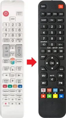 Produktbild von Fernbedienung passend für SAMSUNG UE40ES6710 | UE40ES6715 | UE40ES6717