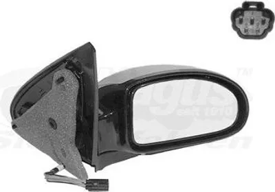 Produktbild von VAN WEZEL 1858818 Außenspiegel Seitenspiegel Rechts für FORD FOCUS (DAW, DBW) Konvex Beheizt Grundiert
