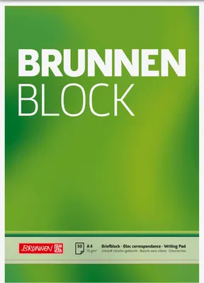 Image de BRUNNEN Bloc-notes A4 70g non ligné/blanc 1052726