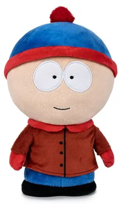 Obrázok produktu pre Plyšová hračka postavičky Stana z animovaného seriálu South Park, výška 27 cm