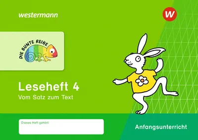 Produktbild von DIE BUNTE REIHE - Deutsch 4. Leseheft