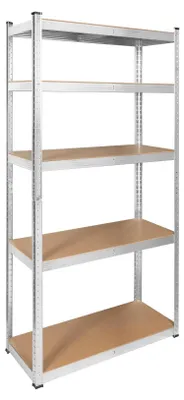 Productafbeelding van Metaalmagazijnrek, 180 x 90 x 40 cm, met 5 planken