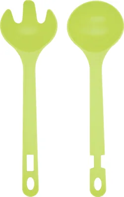 Produktbild von Salatbesteck 2-tlg. Besteck Salatlöffel Salatgabel 28cm Kunststoff Besteck Zange