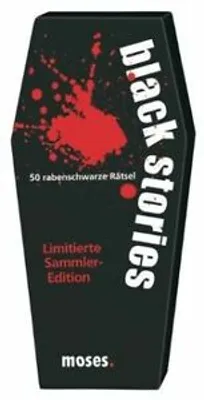 Produktbild von black stories 1 Sonderedition: 50 rabenschwarze Rätsel