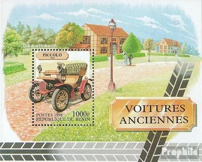 Produktbild von Briefmarken Benin 1998 Mi Block43 (kompl.Ausg.) postfrisch Alte Autos