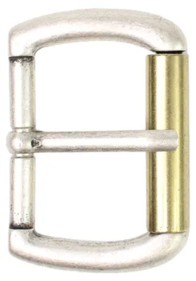Produktbild von FRONHOFER Gürtelschnalle, bicolor, Rollschnalle, zeitlose Schnalle 4 cm