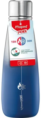 Image de Maped 871103 Maped PICNIK Isolier-Trinkflasche CONCEPT, 0,5 L, blau
