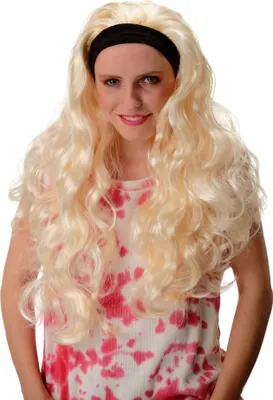 Produktbild von WIG ME UP Perücke Stirnband Superlang Hellblond 68381-P88