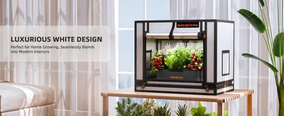 Produktbild von Growzelt Growbox - SF-60X40X50 - 60×40×50 cm - Indoor Mini - Oxford-Gewebe - Für Hydroponik, Stecklinge & Anzucht
