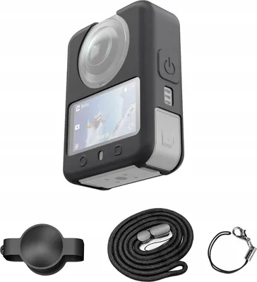 Immagine prodotto di Custodia Custodia per DJI Osmo 360 + copertura dell'obiettivo + cordino / PU790B