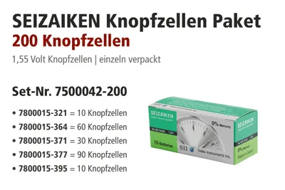 Produktbild von Seizaiken Aktionspakete, 321, 364, 371, 377, 395 sortiert