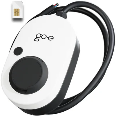 Obrázok produktu pre go-e Gemini 2.0, Čierna, Biela, Múr, Čierna, Type 2, eSIM, IT, TN, TT