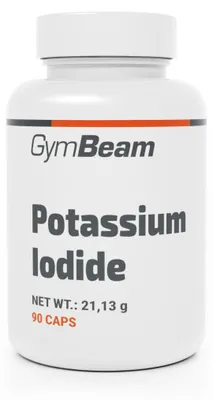Produktbild von GymBeam - Kaliumjodid, 90 Kapseln