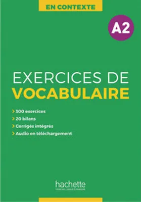 Immagine prodotto di Exercices de Vocabulaire A2. Übungsbuch mit Lösungen, Audios als Download und Transkriptionen