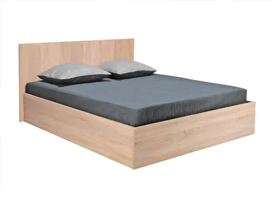 Produktbild von Bett mit Kommode - 160 × 200 cm - Farbe: Natur - ELPHEGE