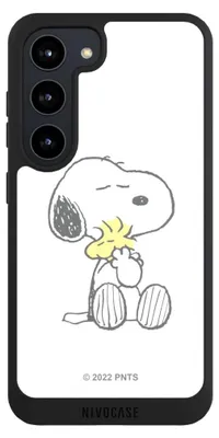 Produktbild von NIVOCASE Handyhülle für Samsung Galaxy S23 Hülle NIVOpure Case Schwarz Liebe Peanuts Snoopy