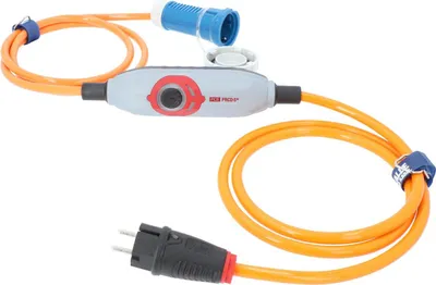 Produktbild von Personenschutzschalter KALLE PRCD-S+ Aquasafe IP54/55/68 H07BQ-F 3G 2,5 (PUR-Kabel) orange