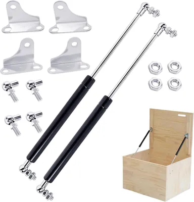Imagen del producto de Omgoods - Juego de 2 amortiguadores de gas universales para puertas pesadas