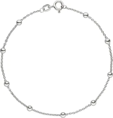 Produktbild von Armband Armkette mit Kugeln 2,9mm aus 925 Silber 18,5cm Armschmuck Kugelkette