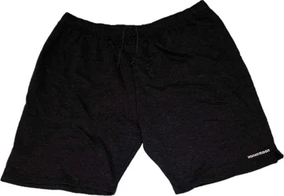 Produktbild von Übergrößen Top Sweat-Bermudashort HONEYMOON Schriftzug gestickt Schwarz 12XL