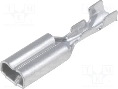 Zdjęcie produktu dla 10 sztuk złączek kablowych: płaskie, 0,14÷0,3 mm², 2,8 mm, wtykowe, proste, 3760A.67, izolowane (nie)