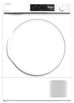 Produktbild von Sharp KD-NHA7S7PW21-DE Wärmepumpentrockner Weiß 7kg SoftTouch-Bedienung