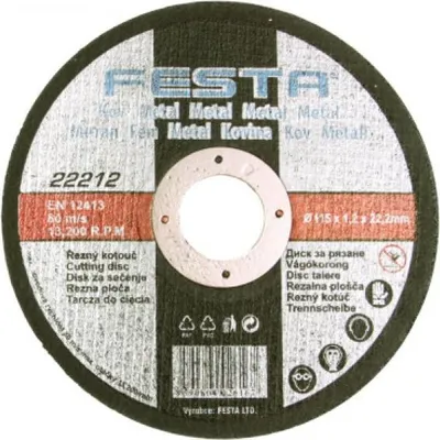 Immagine prodotto di Mola da taglio FESTA per metallo Dimensioni: 150 x 1,2 mm